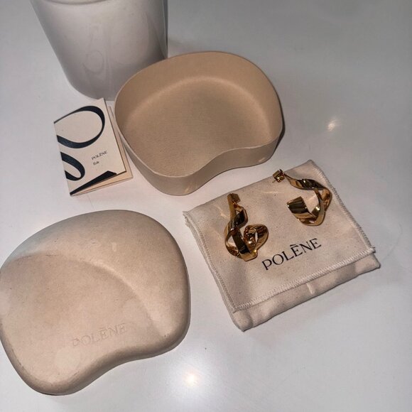 POLENE Éole Spiral Earrings - Picture 2 of 4